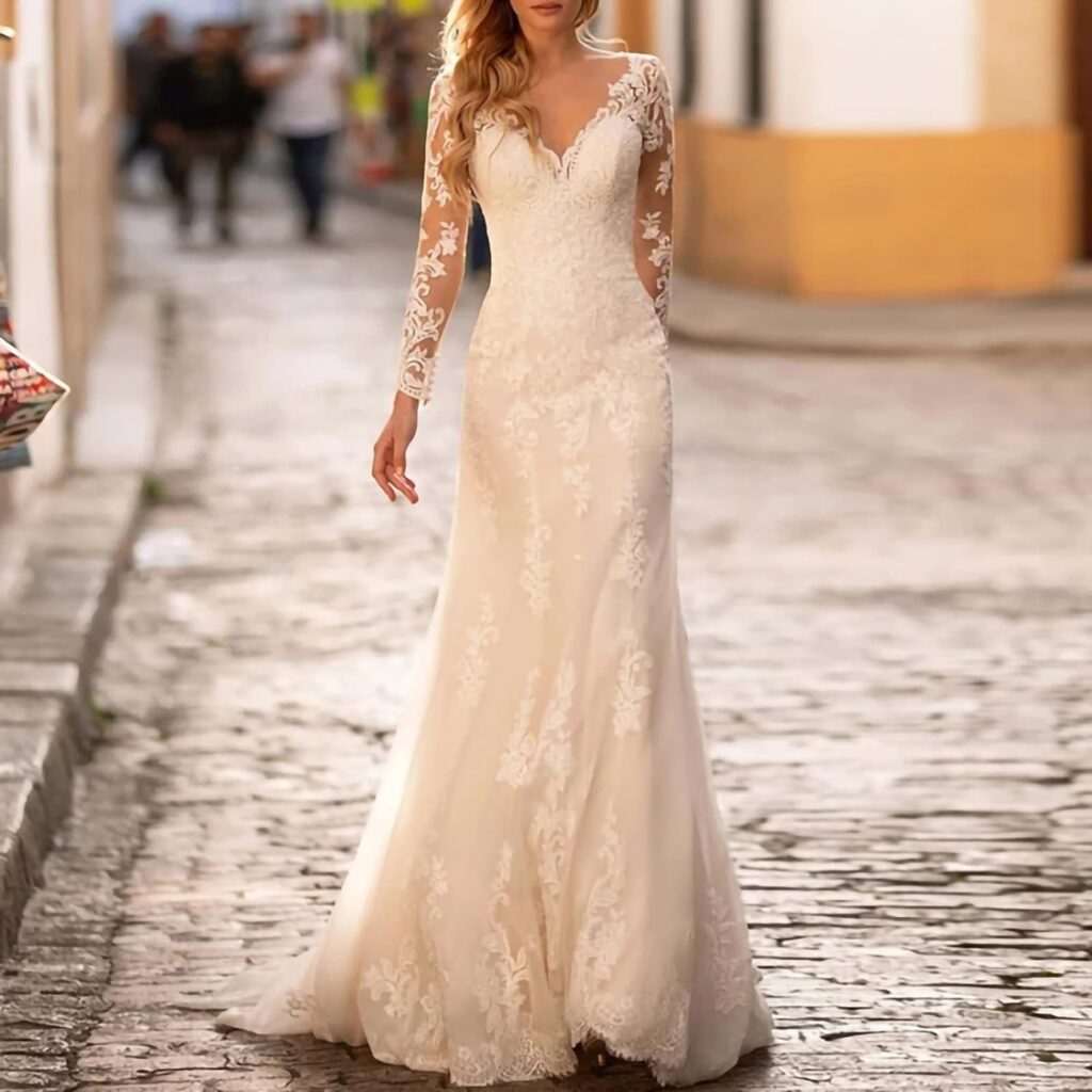 vestido para novia con hijos 5